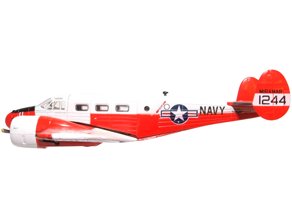 Beech UC-45J Expeditor (Twin Beech) Aircraft "51244 US Navy Naval Air Station Miramar - San Diego CA" 1/72 Diecast Model Airplane by Oxford Diecast - image 2