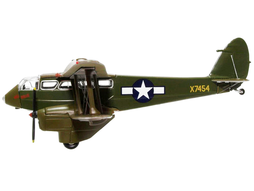 De Havilland D.H.89 Dominie Dragon Rapide Aircraft "Wee Wullie" "27th Air Force Group 8th AF USAAF" 1/72 Diecast Model Airplane by Oxford Diecast - image 2