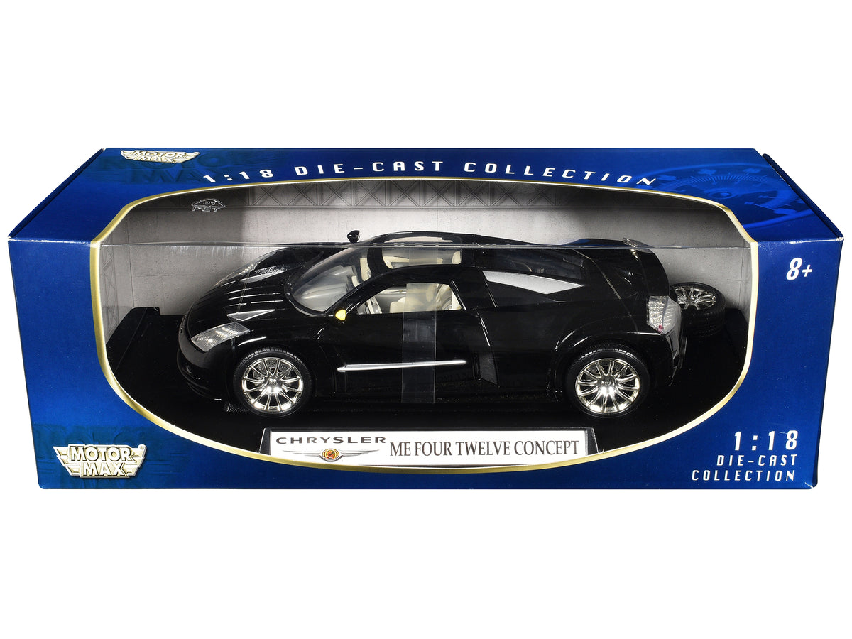 Chrysler Me Four Twelve Black 1/18 Diecast Model Car by Motormax - image 3