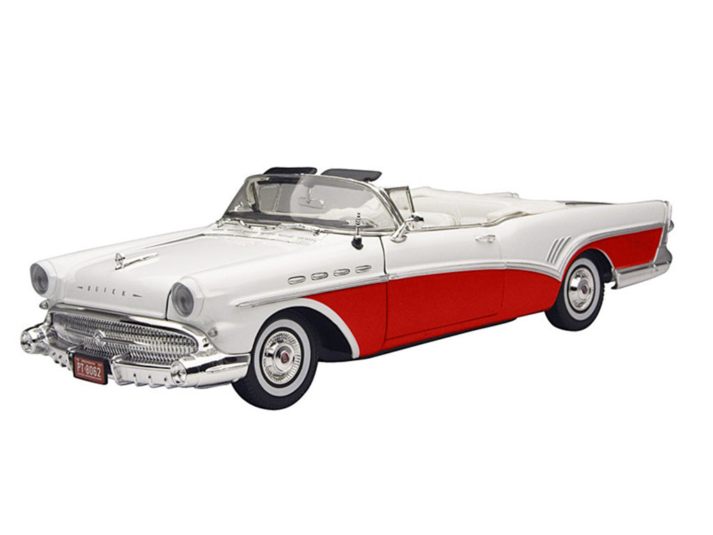 1957 Buick Roadmaster Convertible Red 1/18 Diecast Model Car by Motormax - image 2