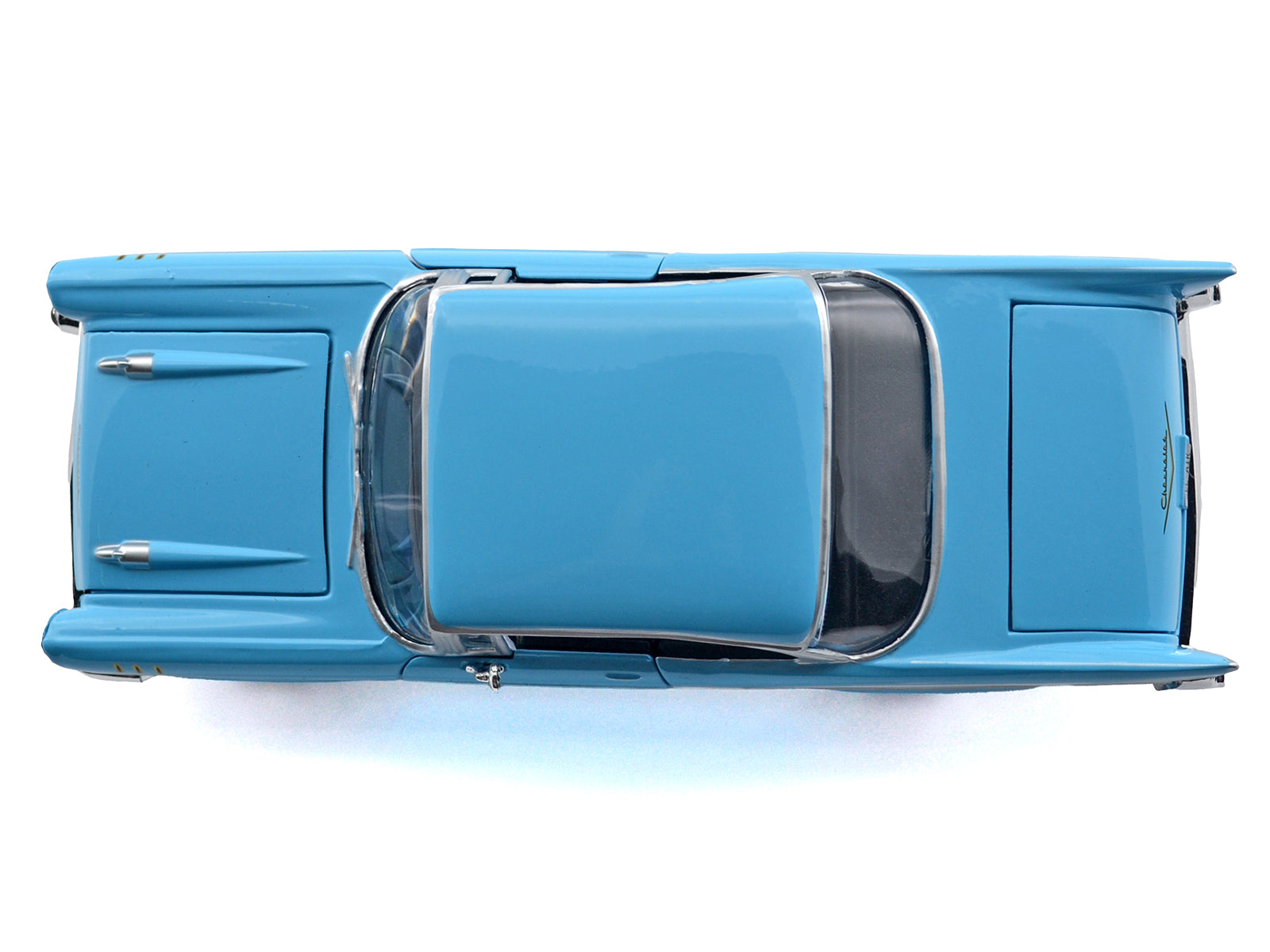 1957 Chevrolet Bel Air Light Blue "Timeless Legends" Series 1/24 Diecast Model Car by Motormax - image 3