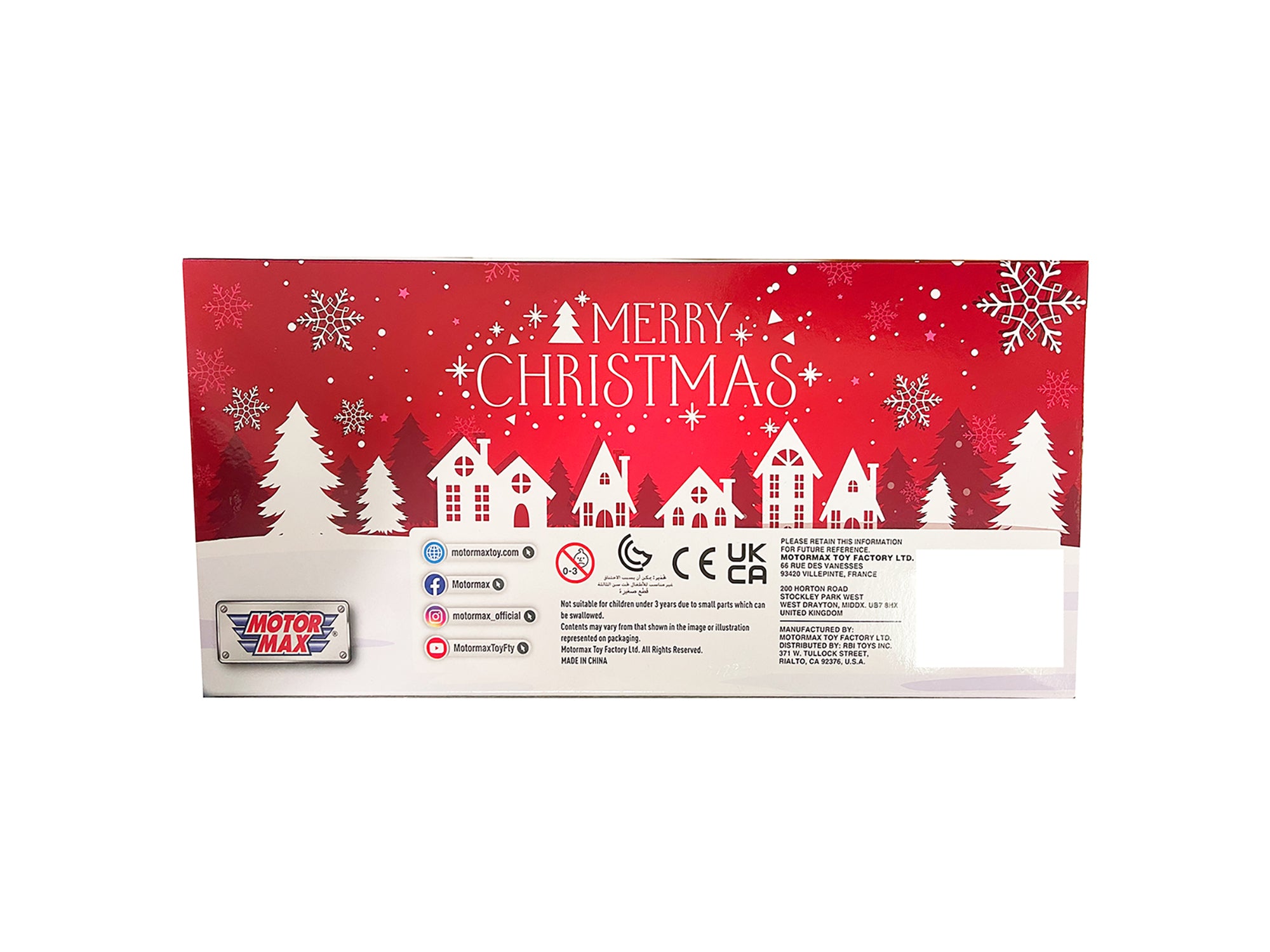 1940 Ford Pickup Truck Red "Merry Christmas" with Tree Accessory 1/24 Diecast Model Car by Motormax - image 2