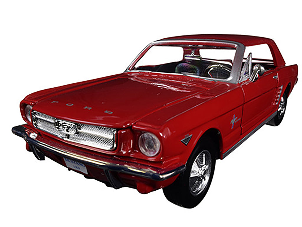 1964 1/2 Ford Mustang Red 1/24 Diecast Model Car by Motormax - image 2