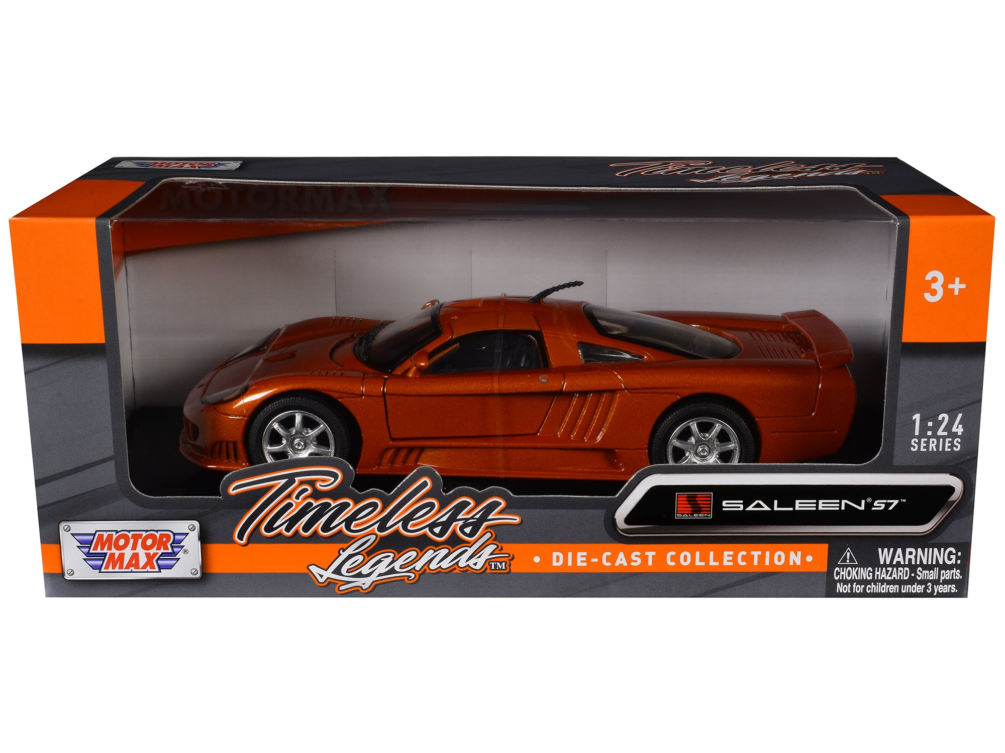 Saleen S7 Copper 1/24 Diecast Model Car by Motormax - image 3