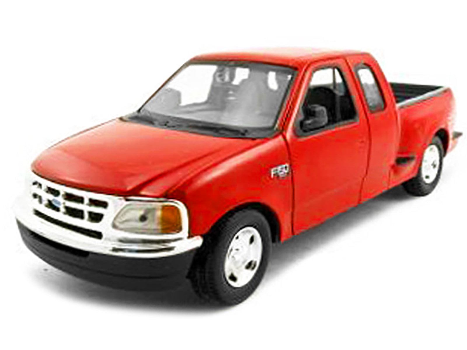 2001 Ford F-150 XLT Flareside Supercab Pickup Truck Red 1/24 Diecast Model Car by Motormax - image 2