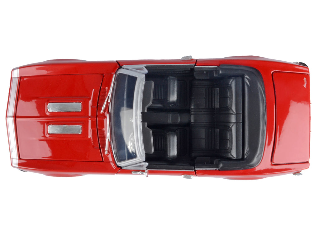 1967 Chevrolet Camaro SS Convertible Burgundy 1/24 Diecast Model Car by Motormax - image 4