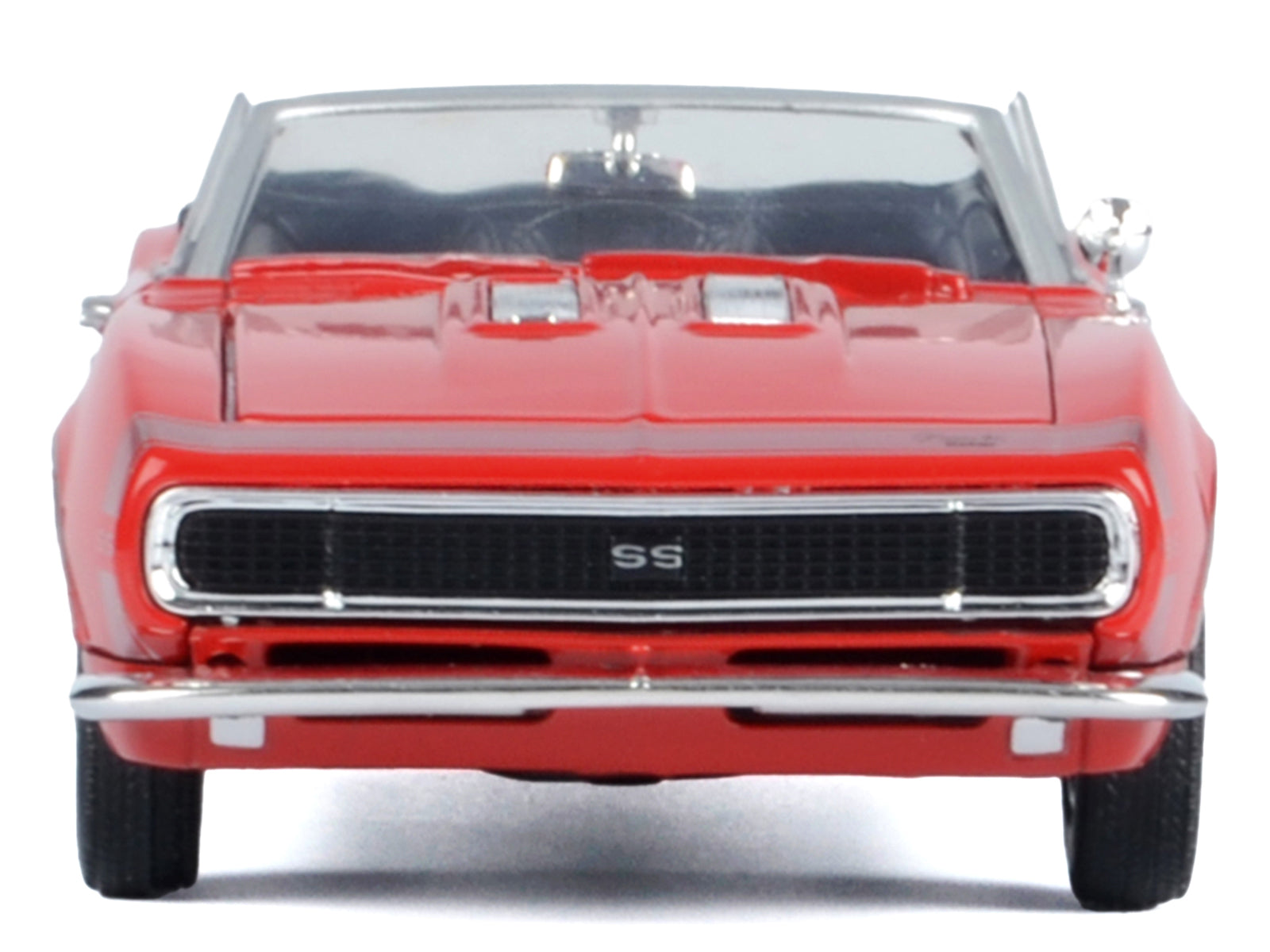 1967 Chevrolet Camaro SS Convertible Burgundy 1/24 Diecast Model Car by Motormax - image 5