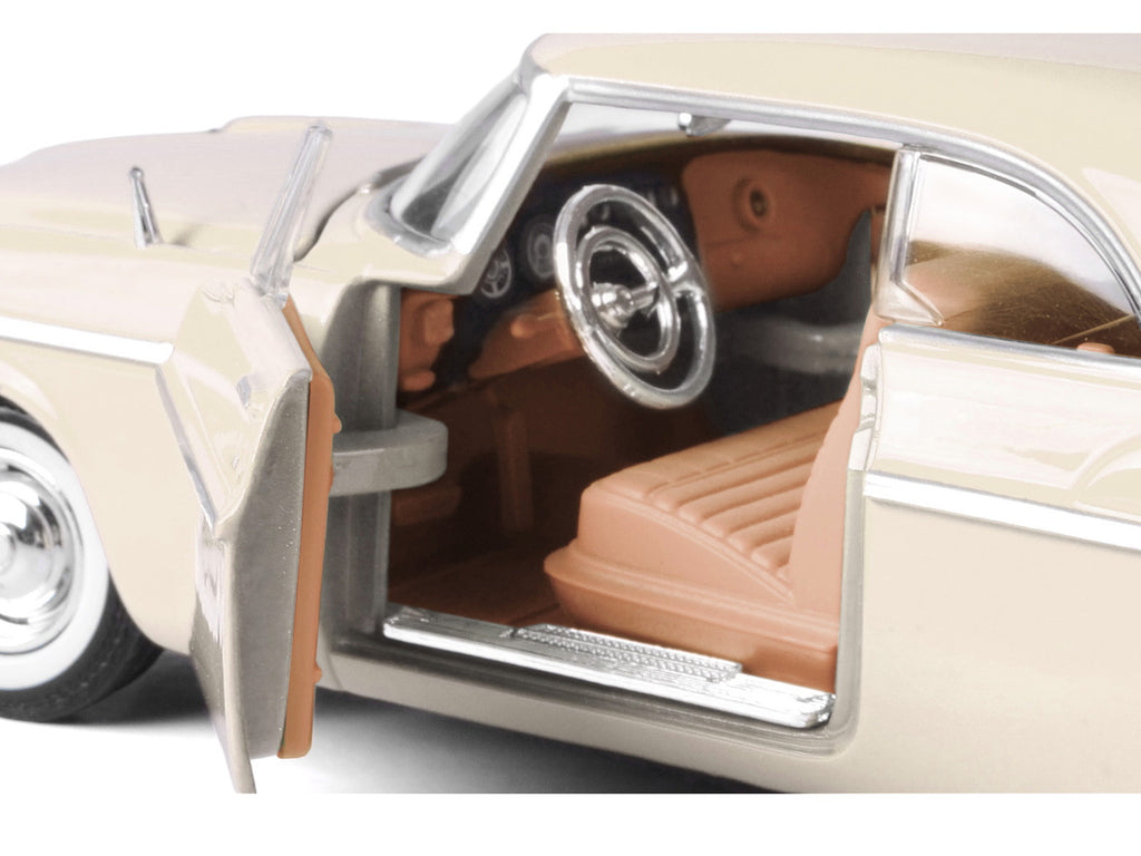 1955 Chrysler C300 Cream "Timeless Legends" Series 1/24 Diecast Model Car by Motormax - image 4