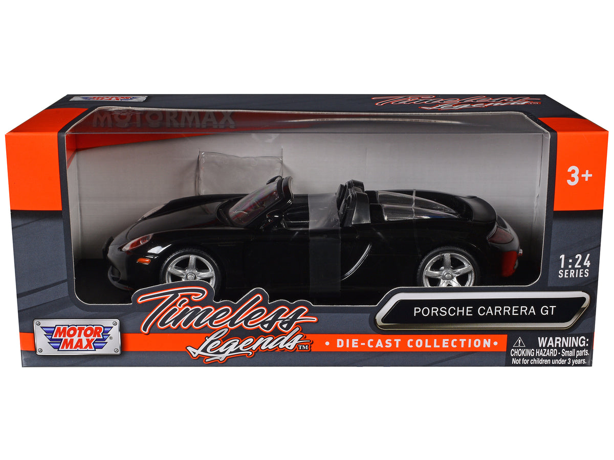 Porsche Carrera GT Black 1/24 Diecast Car Model by Motormax - image 3