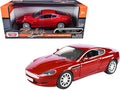 Aston Martin DB9 Coupe Red "Timeless Legends" 1/24 Diecast Model Car by Motormax