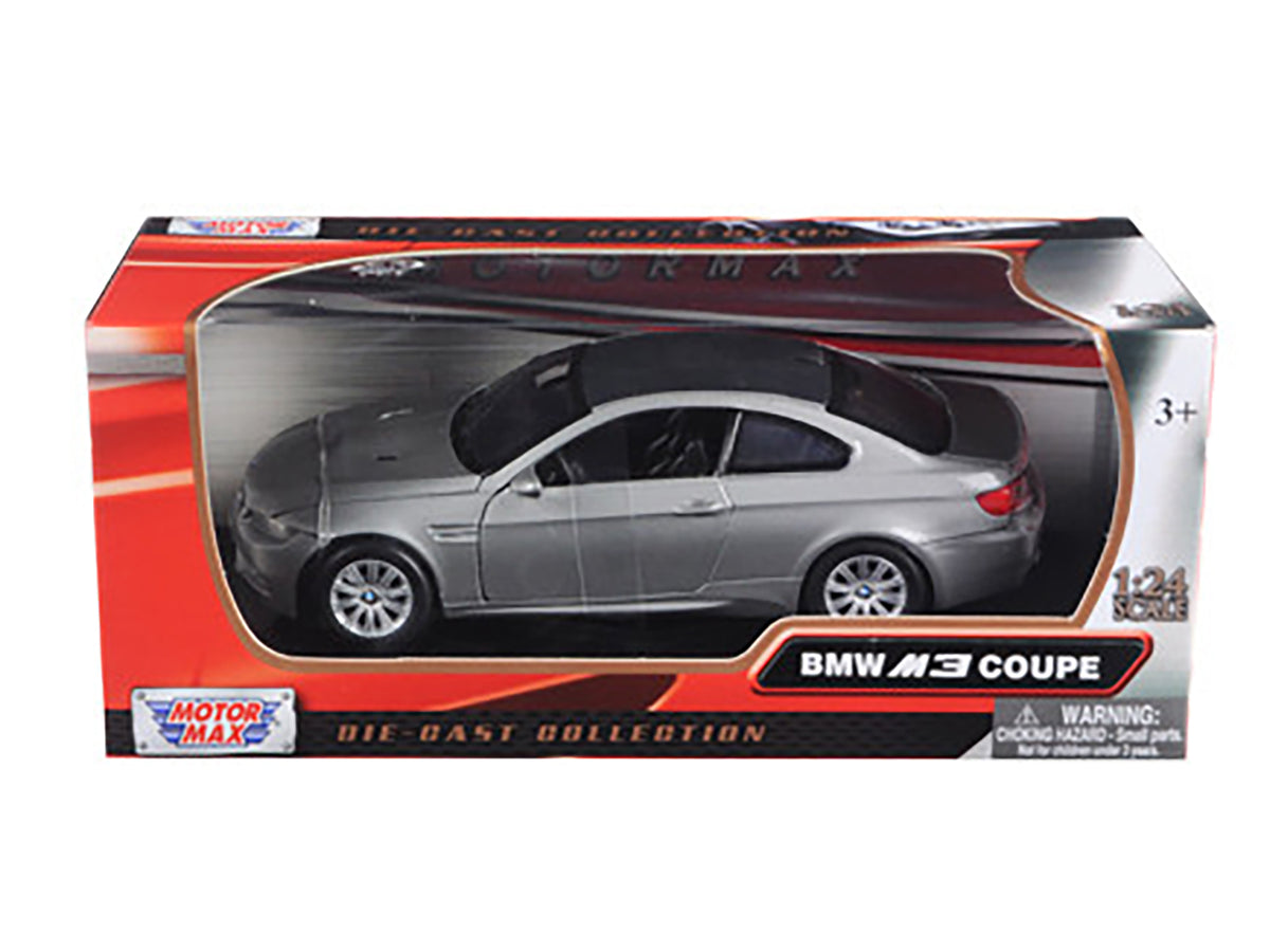BMW M3 Coupe Gray Metallic 1/24 Diecast Model Car by Motormax - image 3