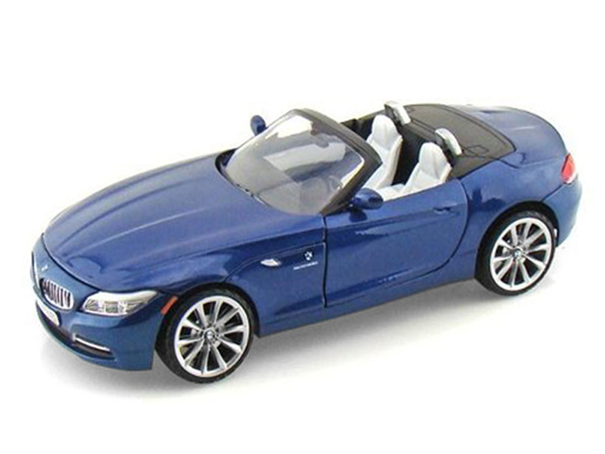 2010 BMW Z4 Convertible Blue 1/24 Diecast Model Car by Motormax - image 2