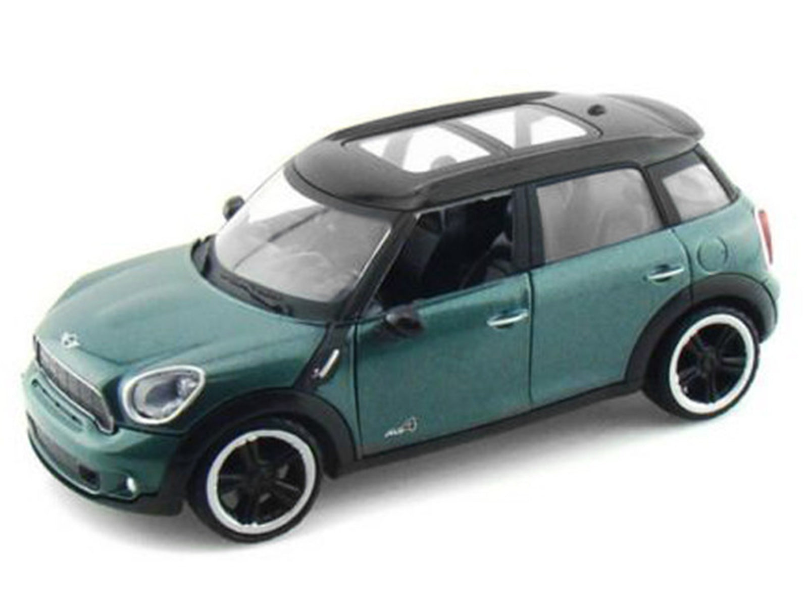 Mini Cooper S Countryman Oxford Green 1/24 Diecast Car Model by Motormax - image 2