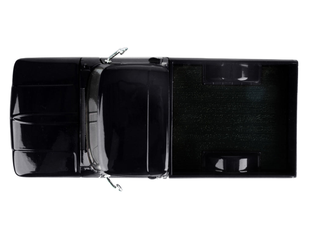1966 Chevrolet C10 Fleetside Pickup Truck Black "Maxx Design" "Timeless Legends" Series 1/24 Diecast Model Car by Motormax