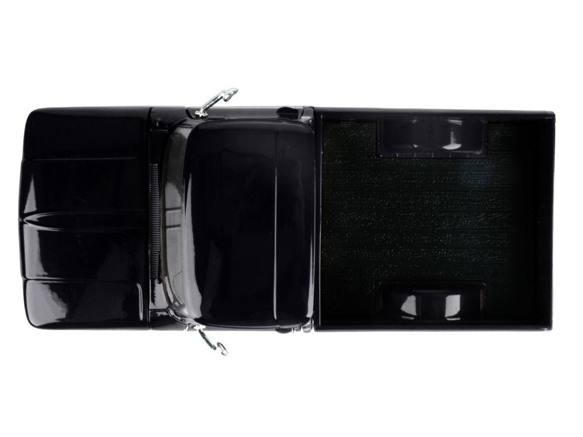 1966 Chevrolet C10 Fleetside Pickup Truck Black "Maxx Design" "Timeless Legends" Series 1/24 Diecast Model Car by Motormax