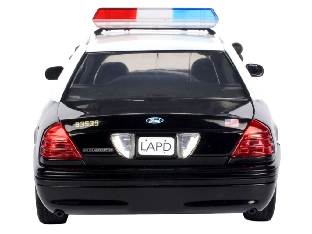 2001 Ford Crown Victoria Los Angeles Police Department LAPD Car 1/18 Diecast Car Model by Motormax - image 3