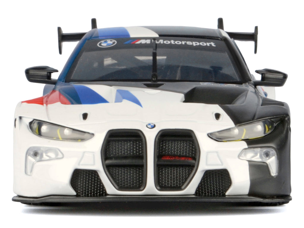 BMW M4 GT3 #1 White with Black Blue and Red Graphics "GT Racing" Series 1/24 Diecast Model Car by Motormax - image 4