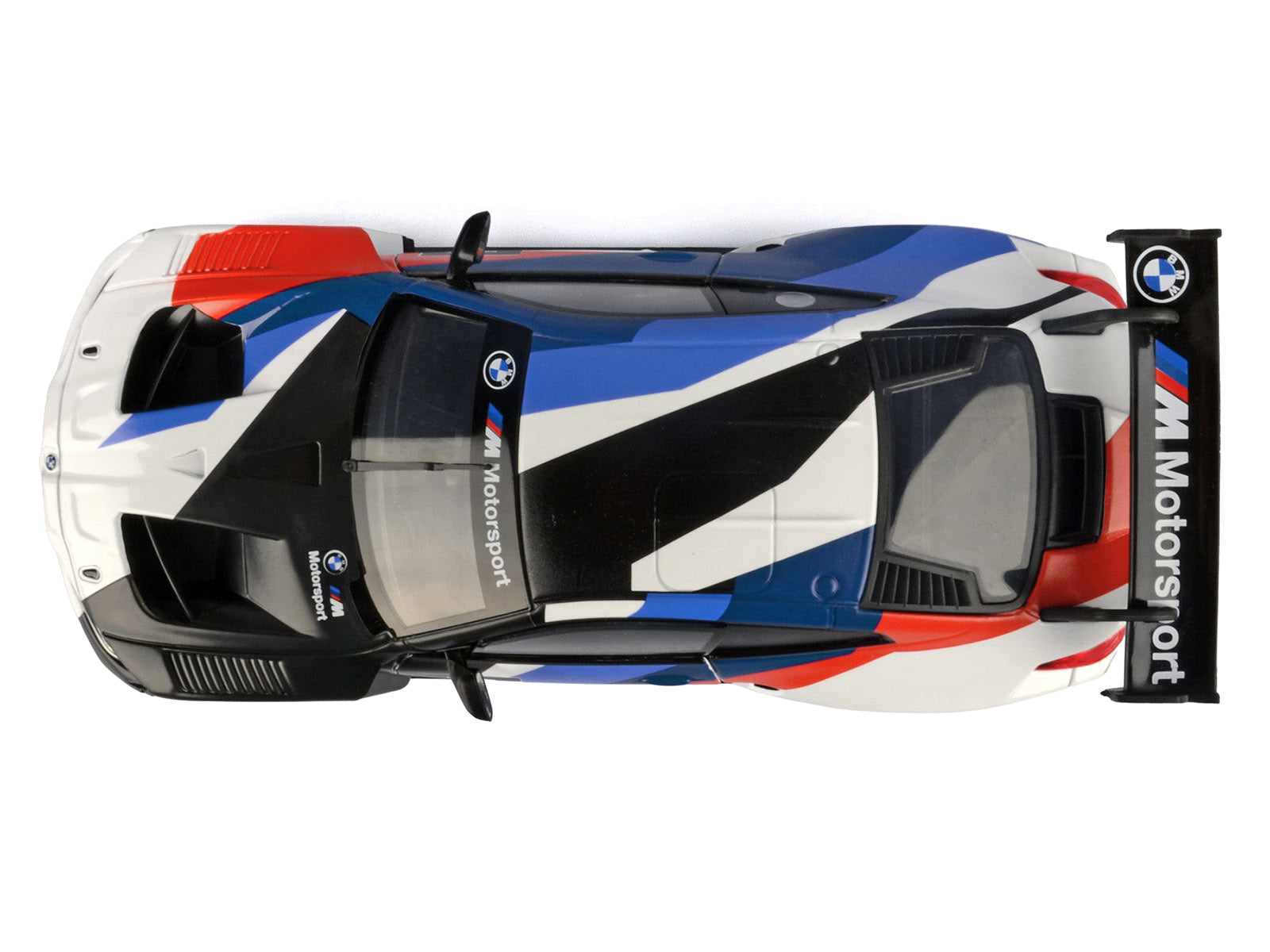 BMW M4 GT3 #1 White with Black Blue and Red Graphics "GT Racing" Series 1/24 Diecast Model Car by Motormax - image 5