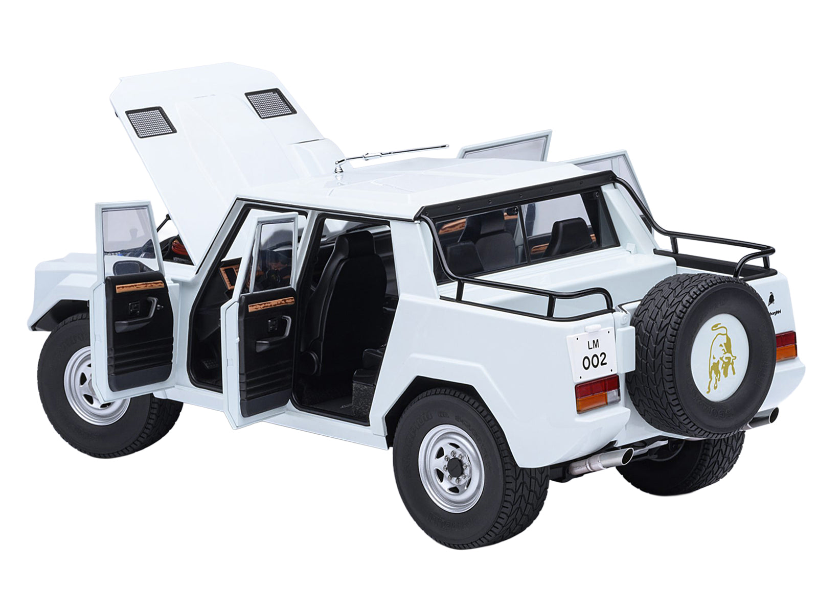 Lamborghini LM002 Bianco Polo Park White 1/18 Model Car by Autoart