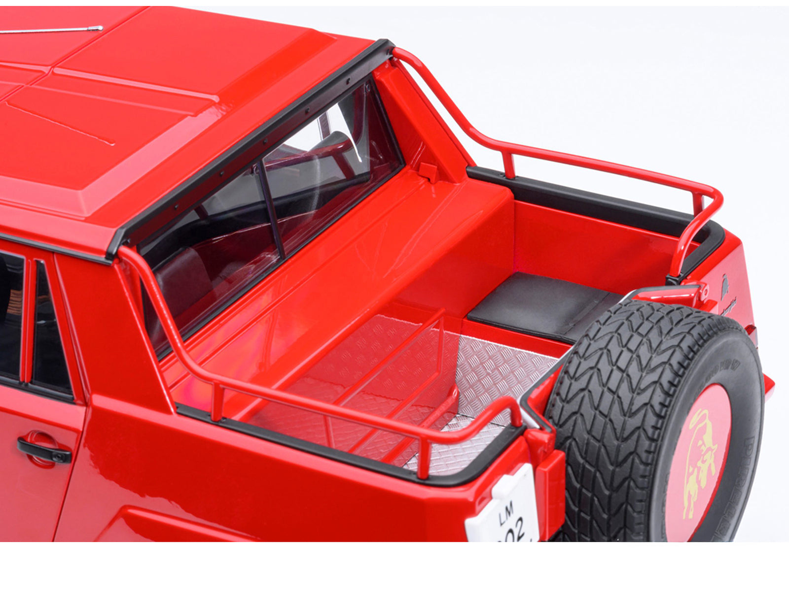 Lamborghini LM002 Rosso Siviglia Red 1/18 Model Car by Autoart