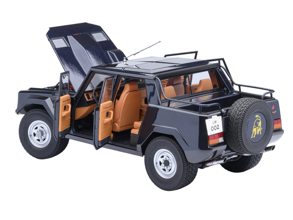 Lamborghini LM002 Blu Acapulco Blue Metallic 1/18 Model Car by Autoart - image 3
