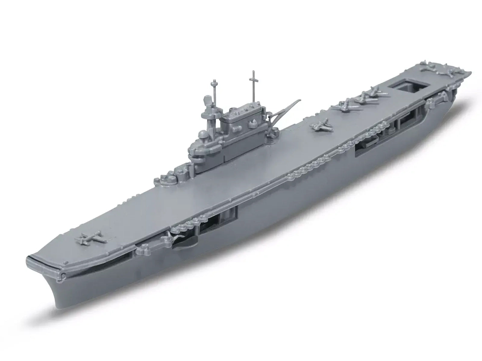 Level 4 Model Kit U.S.S. Enterprise CV-6 Aircraft Carrier All-Included Kit 1/1200 Scale Model by Revell