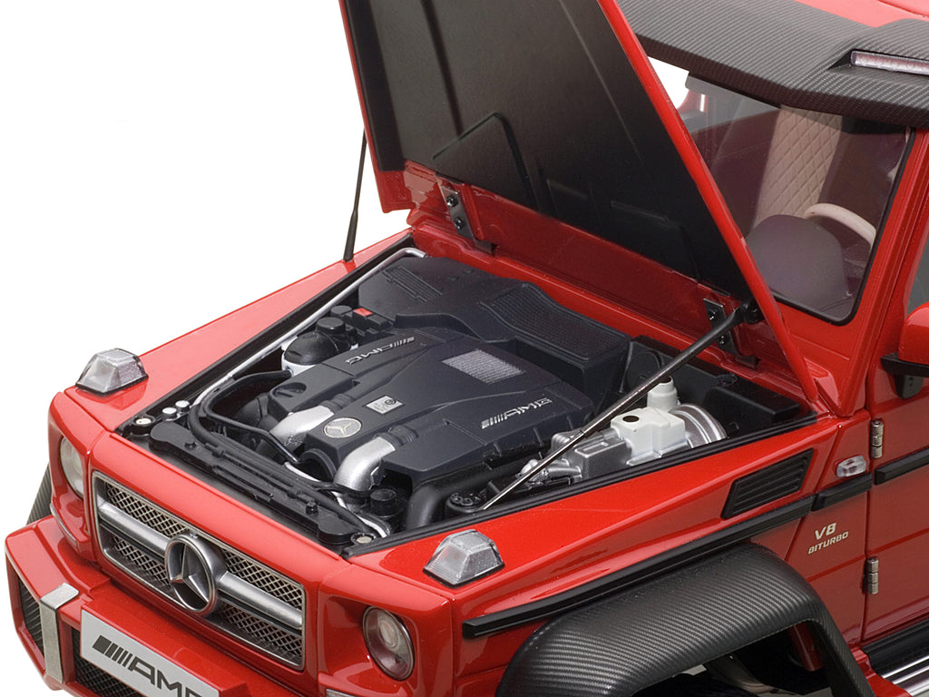 Mercedes G63 AMG 6X6 Red 1/18 Model Car by Autoart - image 3