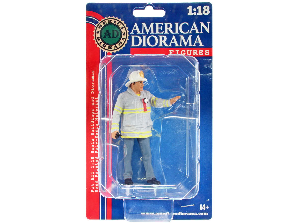 "Firefighters" Fire Captain Figure for 1/18 Scale Models by American Diorama - image 4