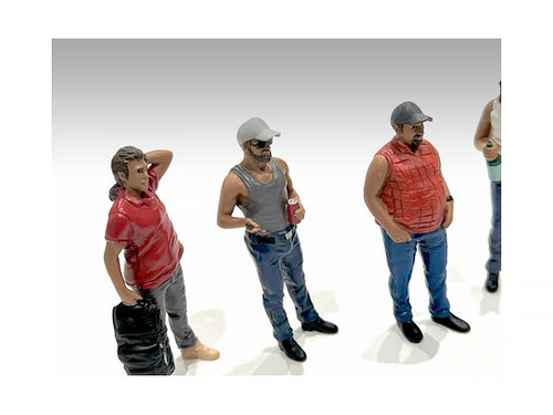 "Campers" 5 piece Figure Set for 1/18 Scale Models by American Diorama - image 2