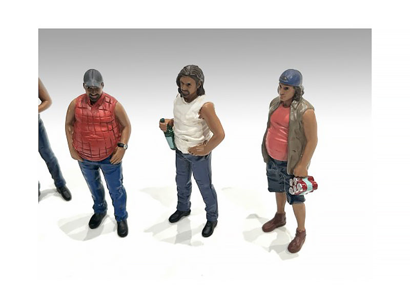 "Campers" 5 piece Figure Set for 1/18 Scale Models by American Diorama - image 3