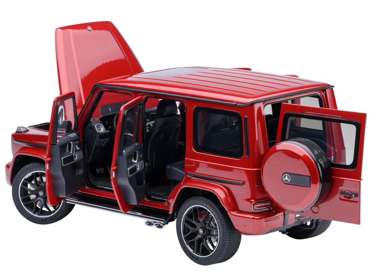 2019 Mercedes-Benz AMG G63 Cardinal Red Metallic 1/18 Model Car by Autoart - image 3