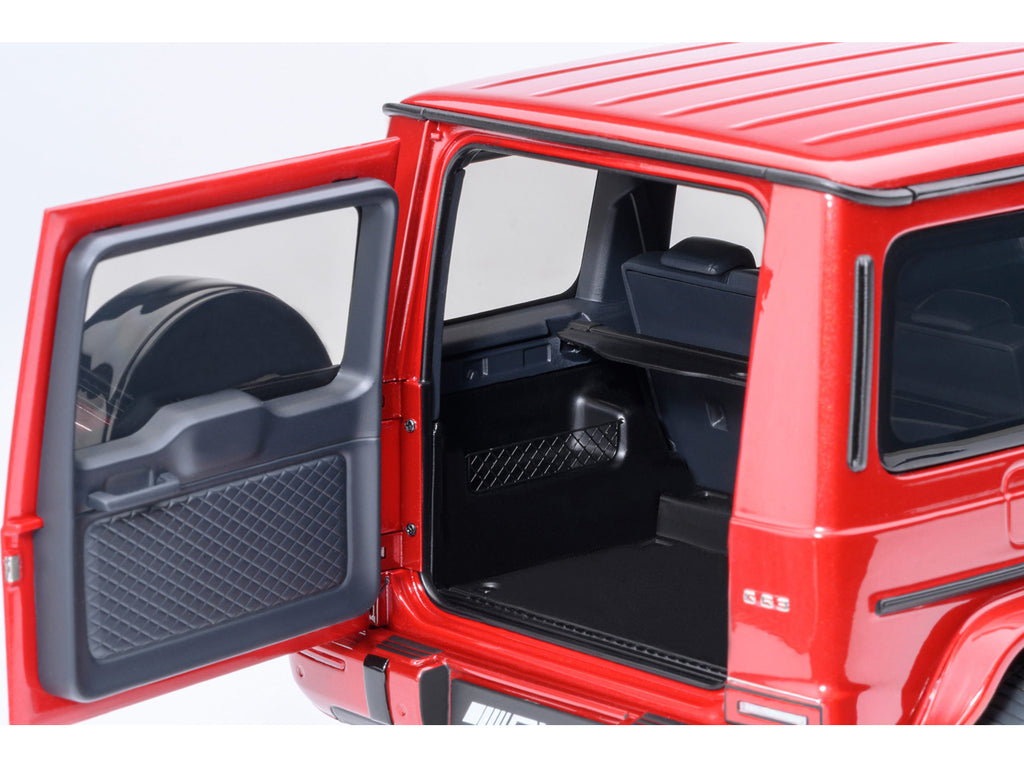 2019 Mercedes-Benz AMG G63 Cardinal Red Metallic 1/18 Model Car by Autoart - image 5