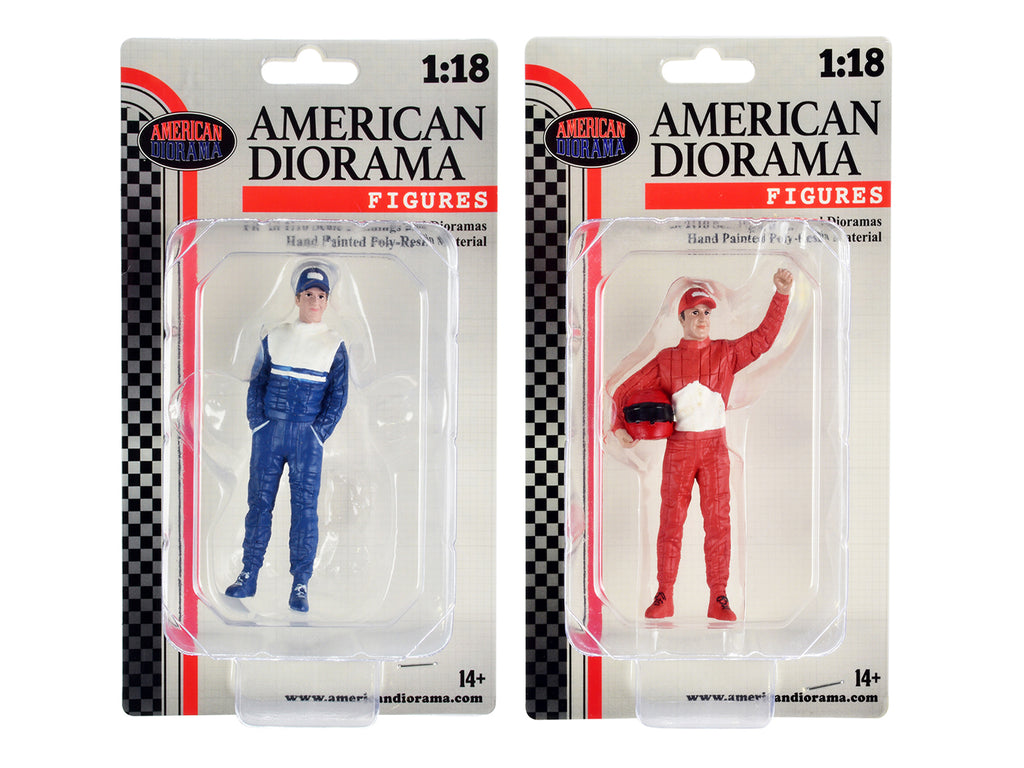 "Racing Legends" 90's Figures A and B Set of 2 for 1/18 Scale Models by American Diorama - image 4