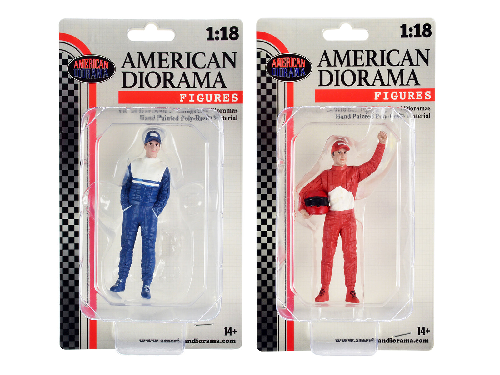 "Racing Legends" 90's Figures A and B Set of 2 for 1/18 Scale Models by American Diorama - image 4