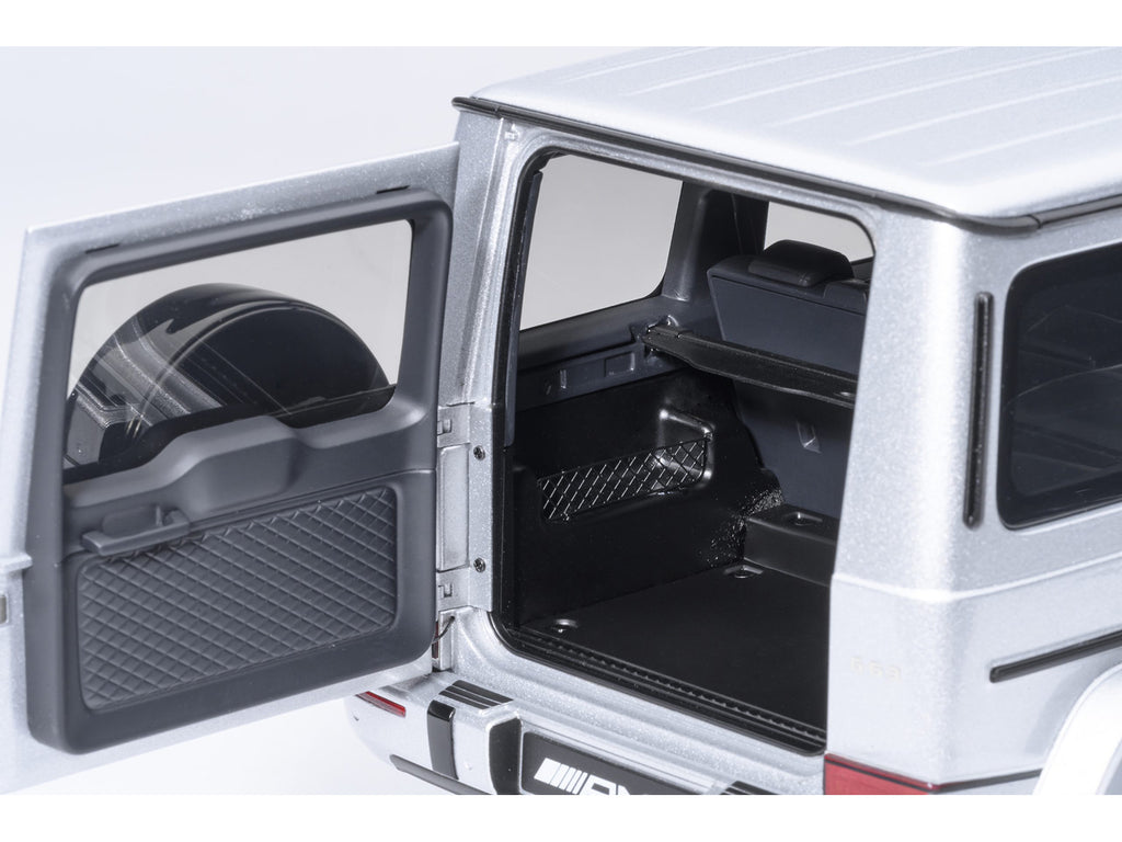 2019 Mercedes-Benz AMG G63 Iridium Silver Metallic 1/18 Model Car by Autoart - image 5