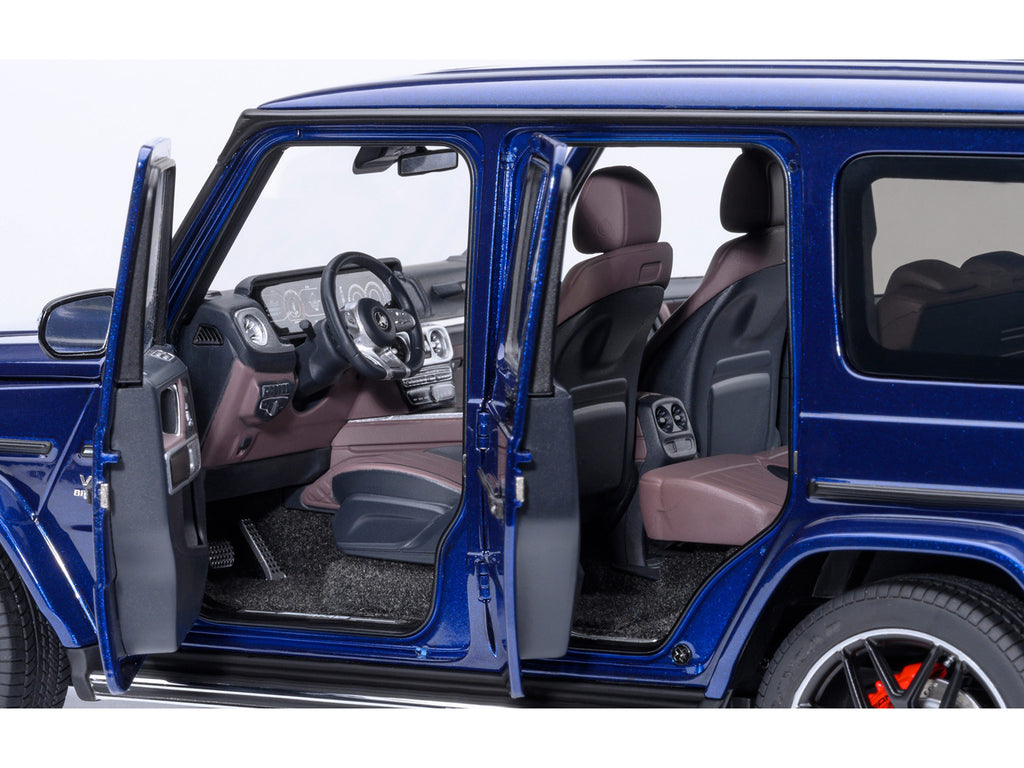 2019 Mercedes-Benz AMG G63 Brilliant Blue Metallic 1/18 Model Car by Autoart - image 4