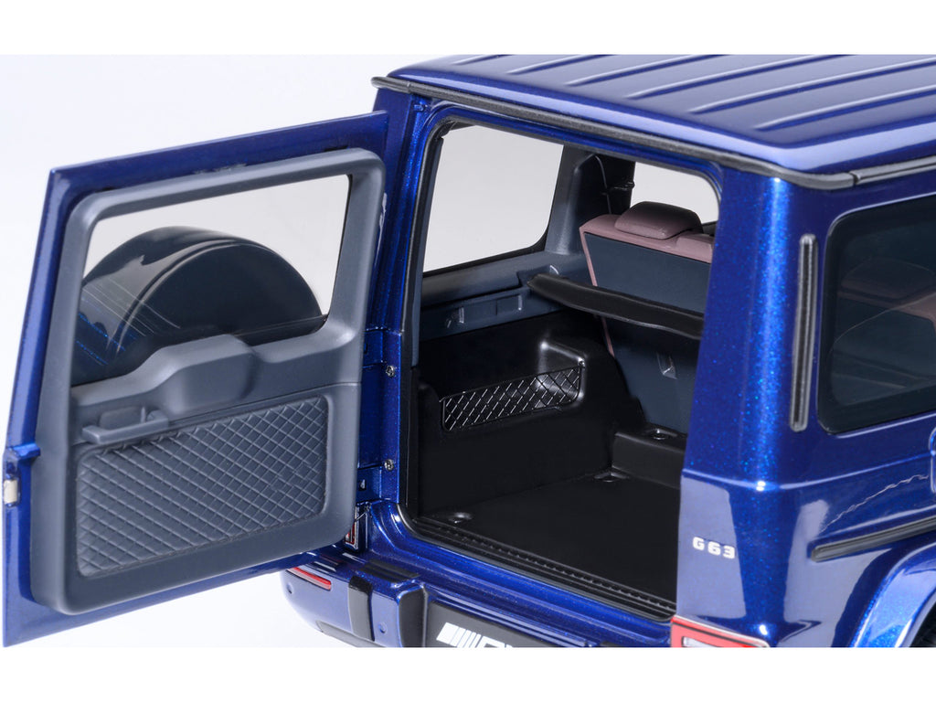 2019 Mercedes-Benz AMG G63 Brilliant Blue Metallic 1/18 Model Car by Autoart - image 5