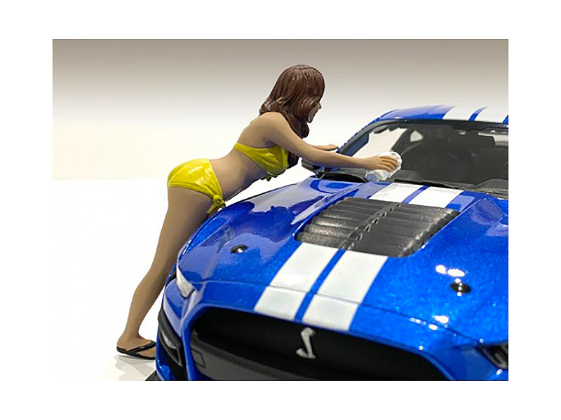 Stephanie Bikini Car Wash Girl Figurine for 1/18 Scale Models by American Diorama - image 2