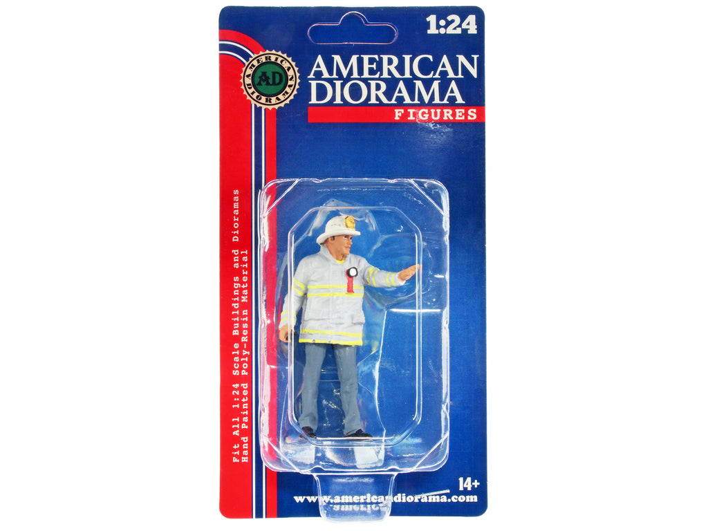 "Firefighters" Fire Captain Figure for 1/24 Scale Models by American Diorama - image 4
