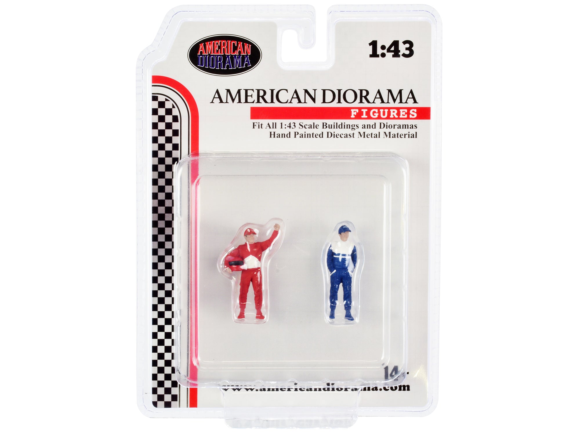 "Racing Legends" 90's Set of 2 Diecast Figures for 1/43 Scale Models by American Diorama - image 4