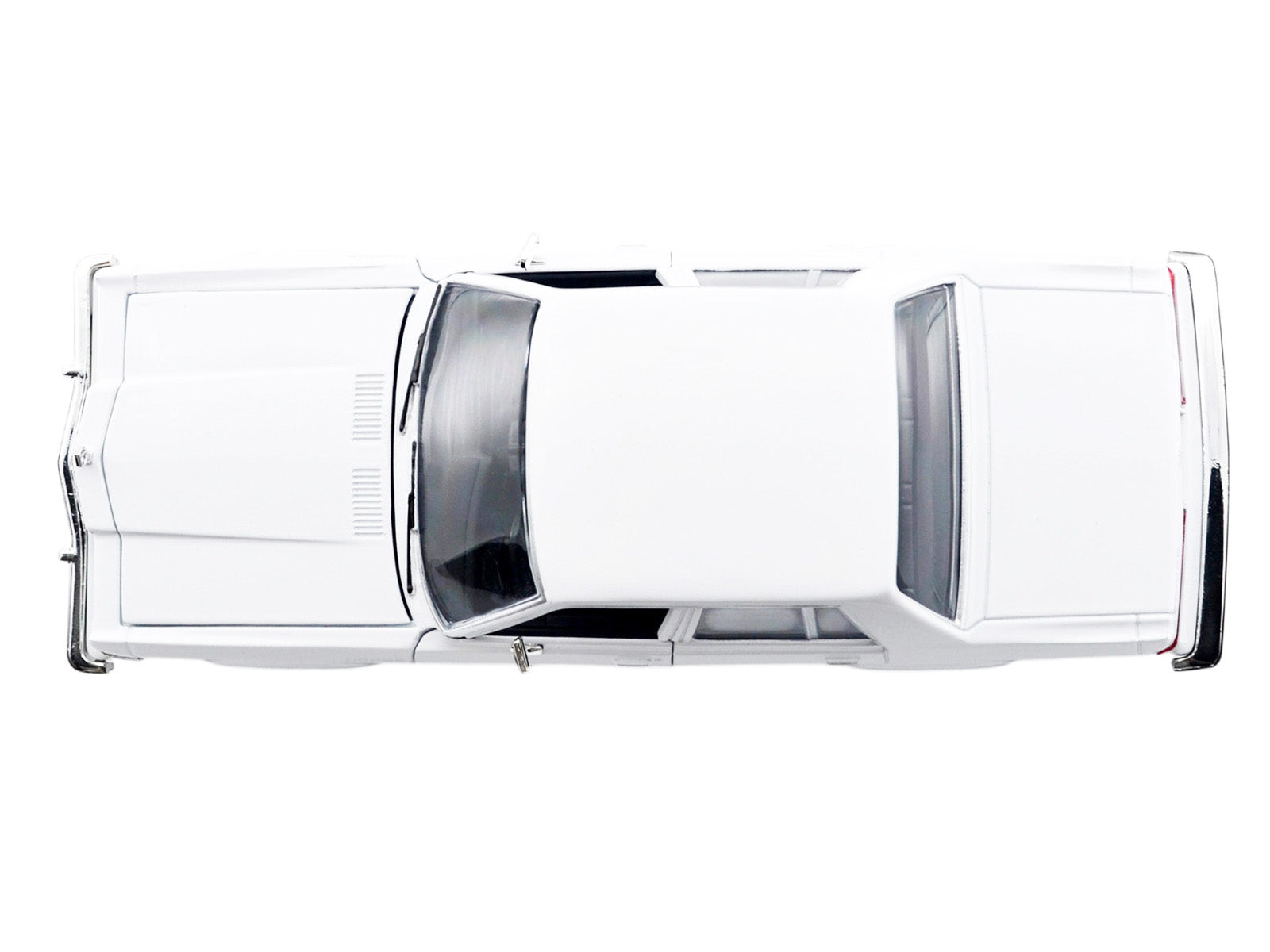 1986 Dodge Diplomat Police Car Unmarked White "Custom Builder's Kit" Series 1/24 Diecast Model Car by Motormax - image 4