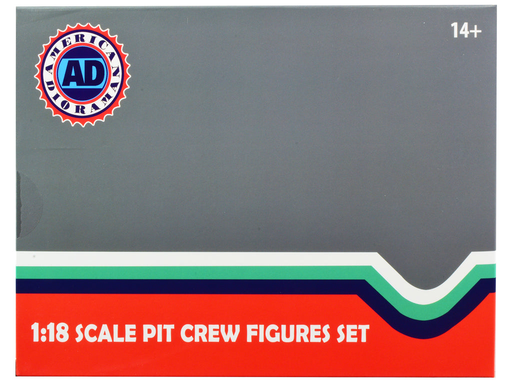 Formula One F1 Pit Crew 7 Figure Set Team Red Release III for 1/18 Scale Models by American Diorama - image 4