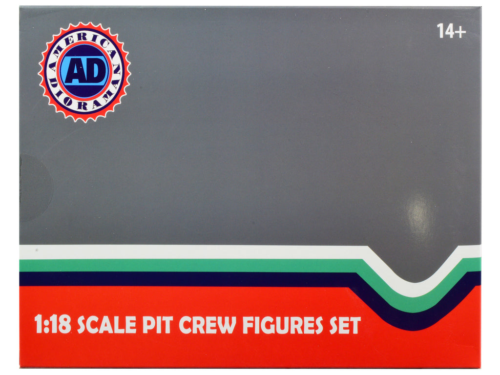Formula One F1 Pit Crew 7 Figure Set Team Blue Release III for 1/18 Scale Models by American Diorama - image 4