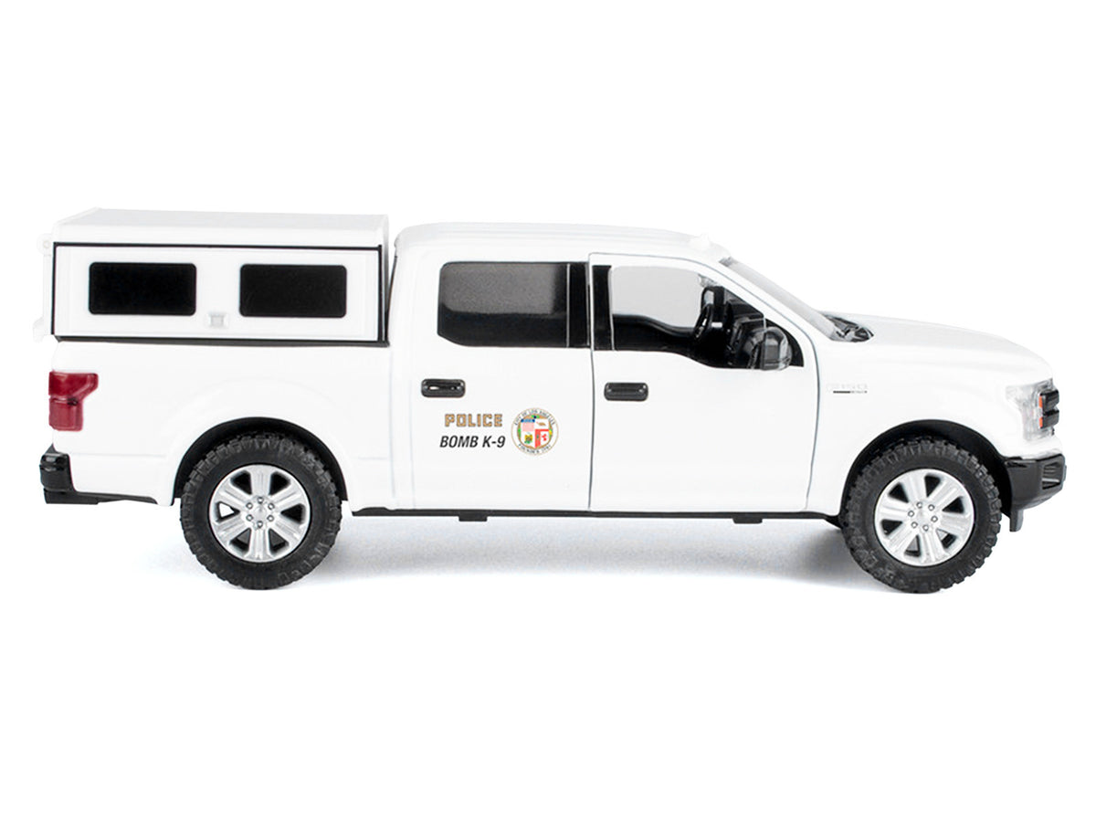 2019 Ford F-150 Lariat Crew Cab Pickup Truck "Los Angeles Police Department Bomb Squad" White "Law Enforcement and Public Service" Series 1/27 Diecast Model Car by Motormax - image 3
