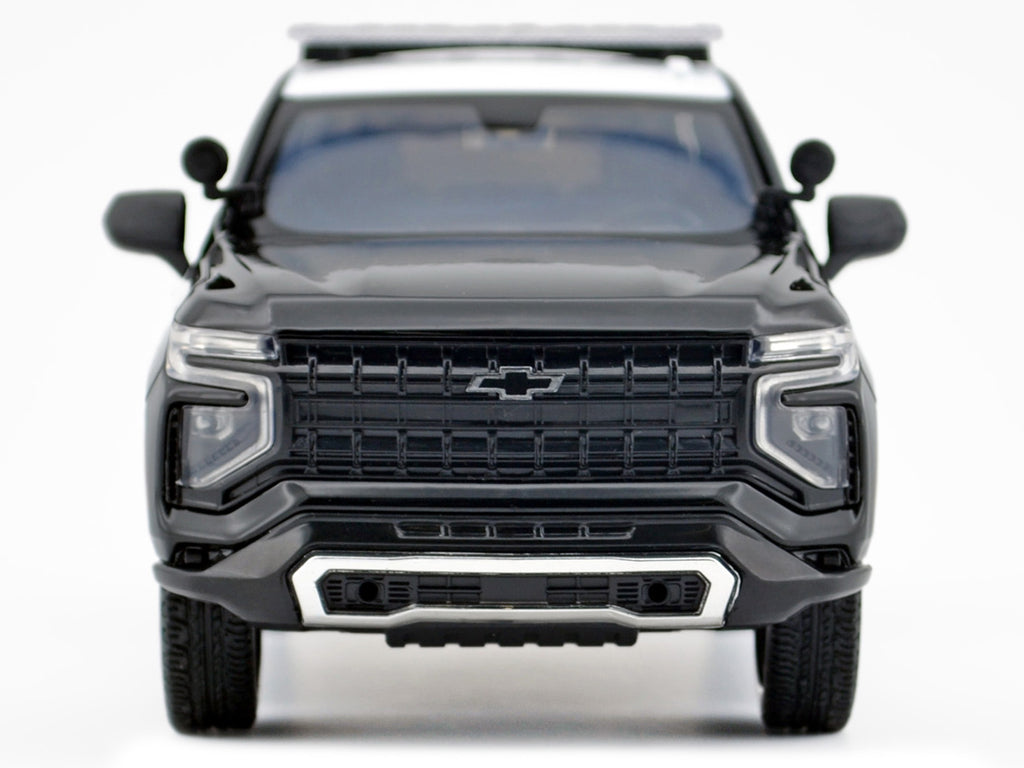 2025 Chevrolet Tahoe Police Pursuit Vehicle "Los Angeles Police Department (LAPD)" Black and White "Law Enforcement and Public Service" Series 1/24 Diecast Model Car by Motormax - image 3
