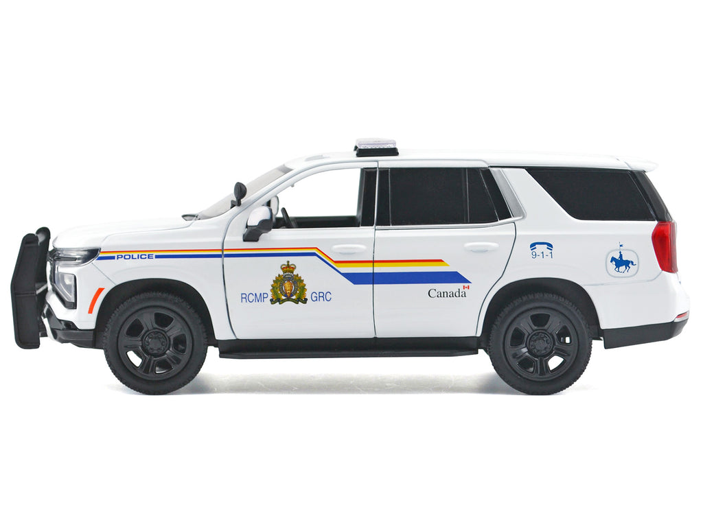 2025 Chevrolet Tahoe PPV with Light Bar "RCMP Royal Canadian Mounted Police" White "Law Enforcement and Public Service" Series 1/24 Diecast Model Car by Motormax - image 2