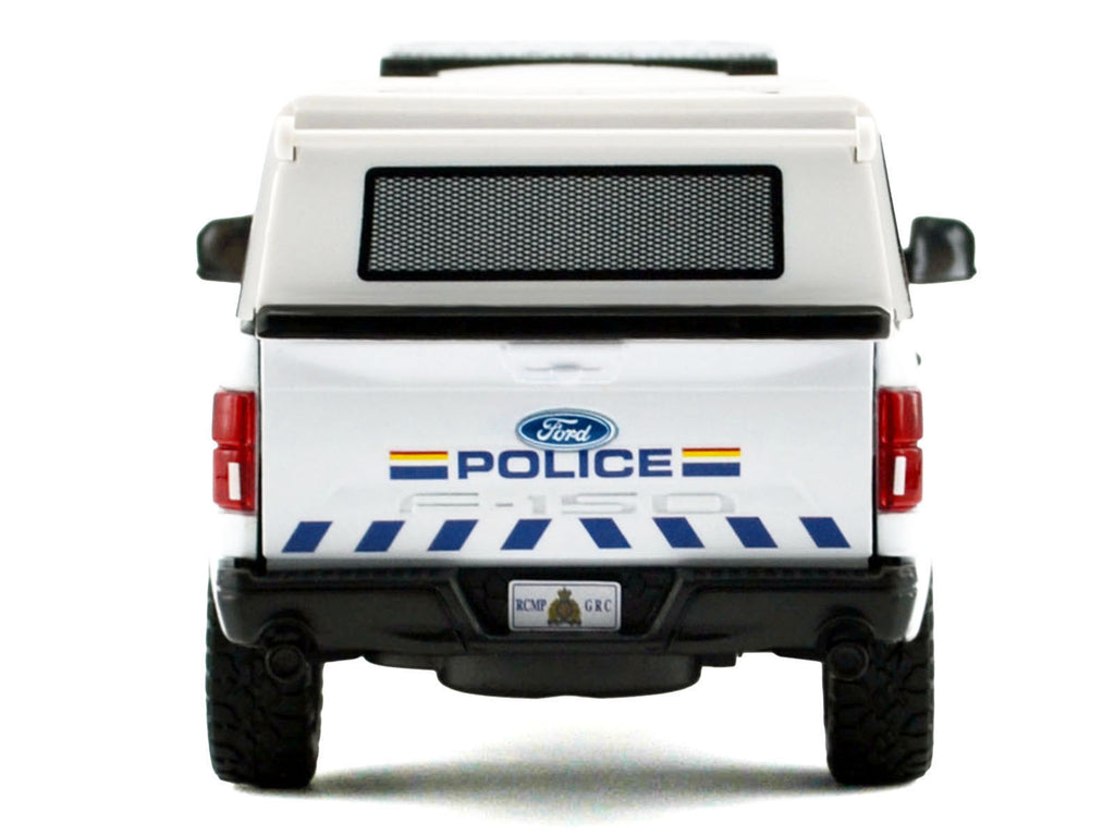 2019 Ford F-150 Lariat Crew Cab Pickup Truck with Camper Box "Royal Canadian Mounted Police" White "Law Enforcement and Public Service" Series 1/27 Diecast Model Car by Motormax
