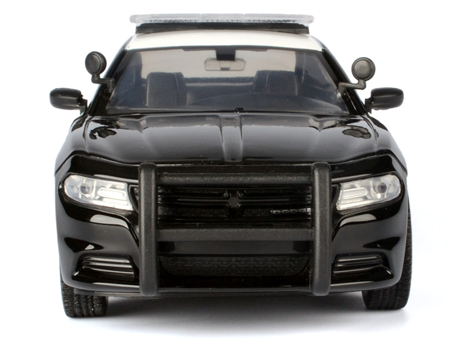 2023 Dodge Charger Pursuit Police Car "California Highway Patrol" Black and White "Law Enforcement and Public Service" Series 1/24 Diecast Model Car by Motormax - image 3