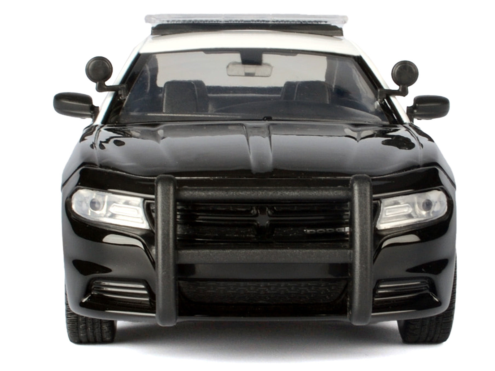 2023 Dodge Charger Pursuit Police Car "LAPD (Los Angeles Police Department)" Black and White "Law Enforcement and Public Service" Series 1/24 Diecast Model Car by Motormax - image 5