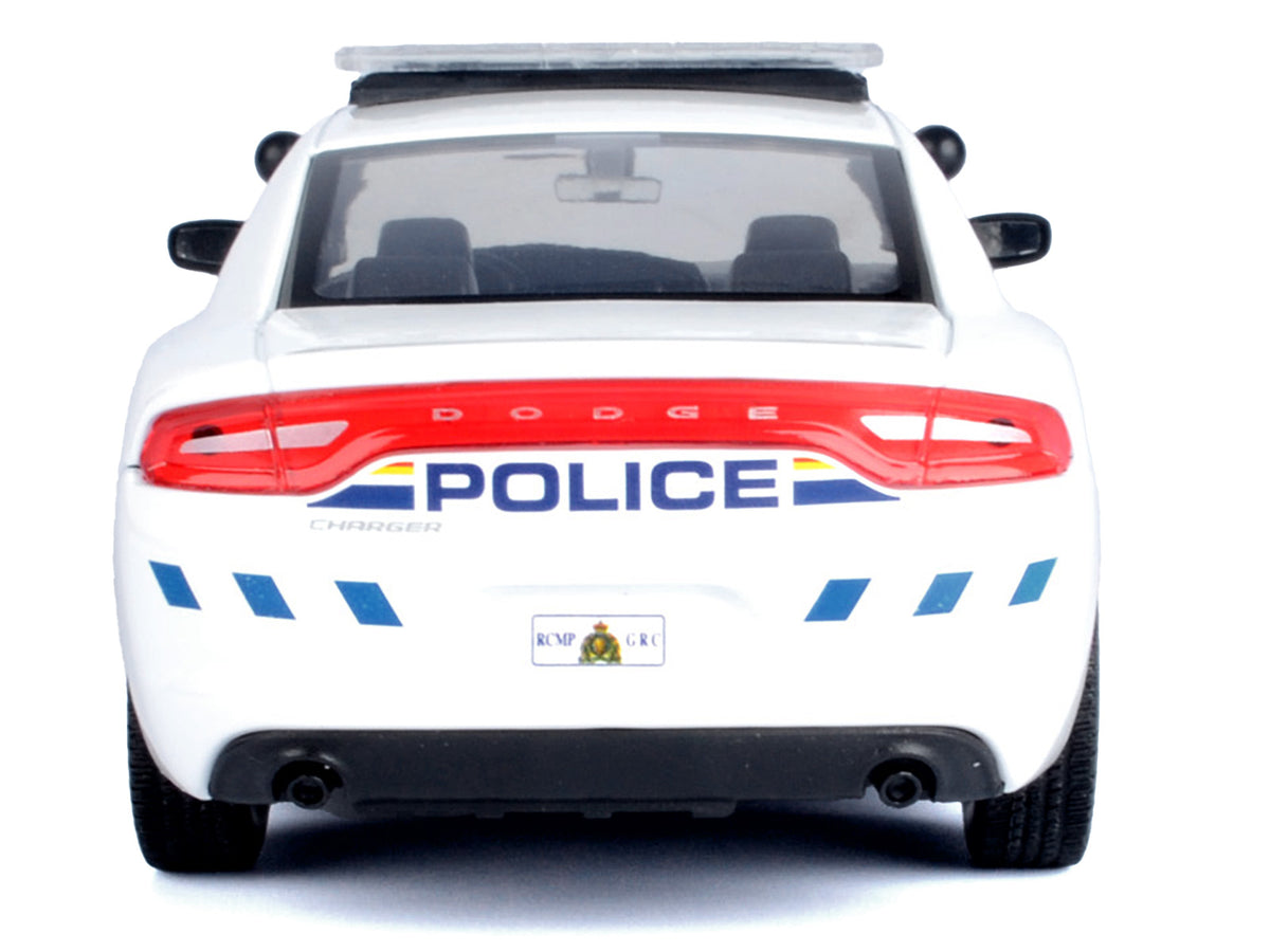 2023 Dodge Charger Pursuit Police Car "RCMP (Royal Canadian Mounted Police)" White "Law Enforcement and Public Service" Series 1/24 Diecast Model Car by Motormax - image 3